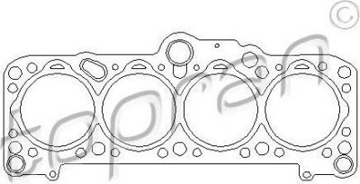 Topran 101 413 прокладка, головка цилиндра на AUDI 80 (81, 85, B2)