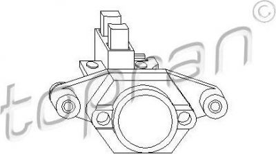 Topran 101 551 регулятор генератора на 3 (E21)