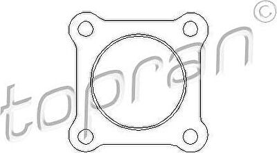 Topran 102 412 прокладка, труба выхлопного газа на VW GOLF IV (1J1)
