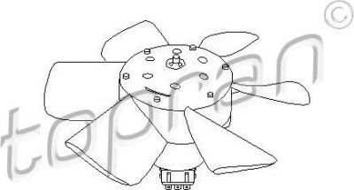 Topran 102 548 вентилятор, охлаждение двигателя на VW PASSAT Variant (3A5, 35I)