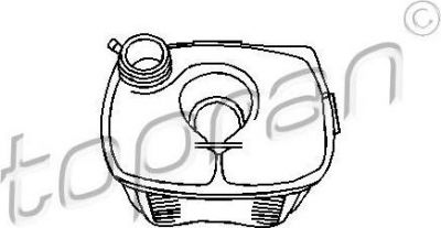 Topran 102 575 компенсационный бак, охлаждающая жидкость на VW PASSAT (32B)