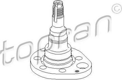 Topran 102 819 ступица колеса на VW POLO CLASSIC (6KV2)