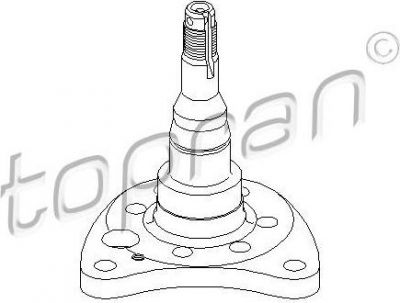 Topran 102 822 ступица колеса на VW GOLF III (1H1)