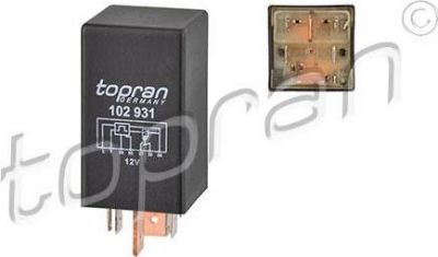 Topran 102 931 реле, система накаливания на VW LT 28-35 I автобус (281-363)