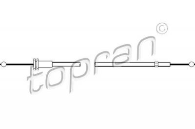 Topran 102 988 тросик замка капота на SEAT TOLEDO I (1L)
