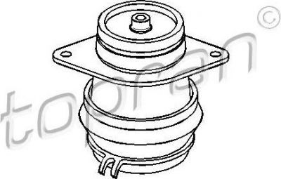 Topran 103 012 подвеска, двигатель на VW GOLF III (1H1)