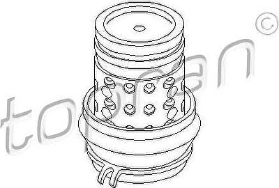 Topran 103 017 подвеска, двигатель на VW GOLF III (1H1)