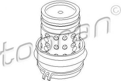 Topran 103 019 подвеска, двигатель на VW POLO CLASSIC (6KV2)