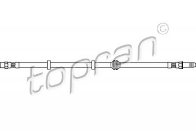 Topran 103 067 тормозной шланг на VW GOLF III (1H1)