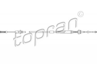 Topran 103 086 тросик газа на VW GOLF III (1H1)