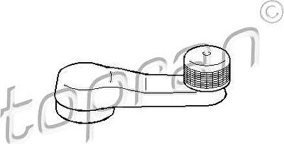 Topran 103 101 ручка стеклоподъемника на VW GOLF IV (1J1)