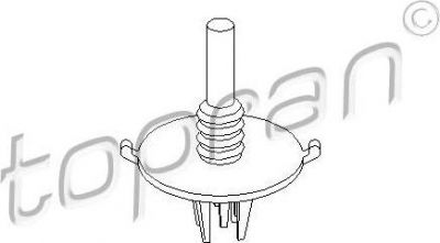 Topran 103 111 зажим, молдинг / защитная накладка на VW GOLF III (1H1)