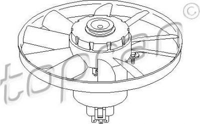 Topran 103 136 вентилятор, охлаждение двигателя на 3 (E30)