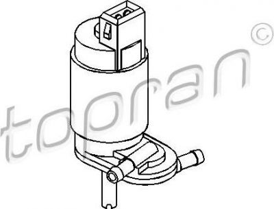 Topran 103 173 водяной насос, система очистки окон на OPEL ASTRA H (L48)