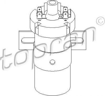 Topran 103 240 катушка зажигания на VW POLO купе (86C, 80)