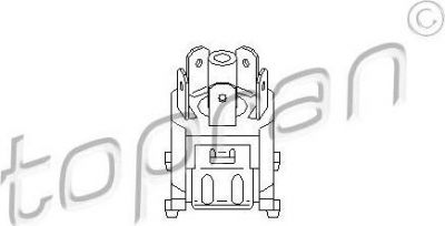 Topran 103 428 выключатель вентилятора, отопление / вентиляция на AUDI 80 (81, 85, B2)