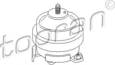 Topran 103 455 подвеска, двигатель на VW PASSAT Variant (3A5, 35I)
