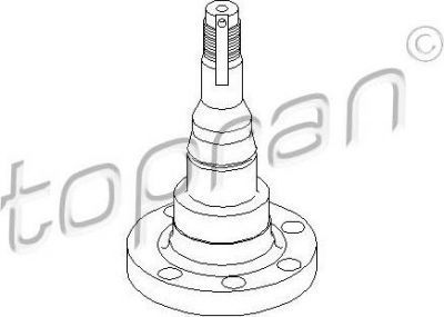 Topran 103 511 ступица колеса на VW GOLF III (1H1)