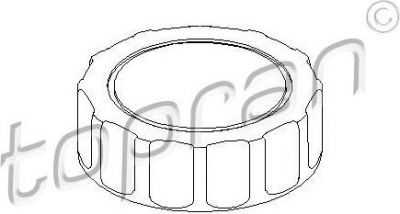 Topran 103 558 поворотная ручка, регулировка спинки сидения на VW GOLF III (1H1)