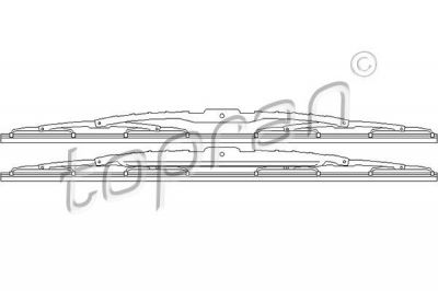 Topran 103 580 щетка стеклоочистителя на VW PASSAT (3A2, 35I)