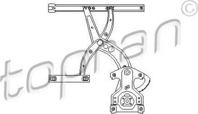 Topran 103 590 подъемное устройство для окон на VW PASSAT Variant (3A5, 35I)