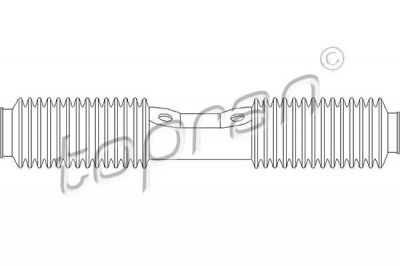 Topran 103 620 пыльник, рулевое управление на AUDI 100 (44, 44Q, C3)