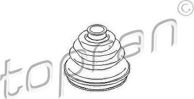 Topran 103 661 пыльник, приводной вал на VW PASSAT (32B)