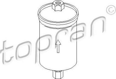 Topran 103 723 топливный фильтр на AUDI 80 (89, 89Q, 8A, B3)