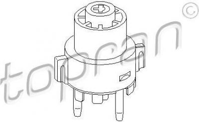 Topran 103 768 переключатель зажигания на AUDI 100 (4A, C4)