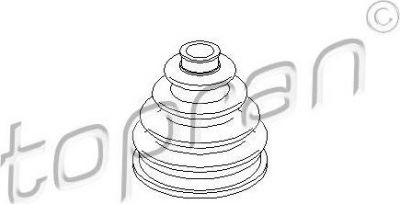 Topran 104 142 пыльник, приводной вал на AUDI 80 Avant (8C, B4)