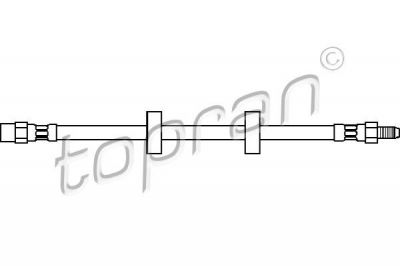 Topran 104 232 тормозной шланг на VW POLO купе (86C, 80)