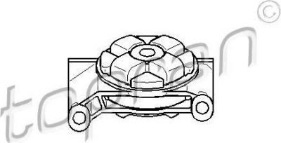 Topran 104 300 подвеска, ступенчатая коробка передач на AUDI 80 Avant (8C, B4)