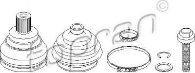 Topran 104 332 шарнирный комплект, приводной вал на AUDI 80 (89, 89Q, 8A, B3)