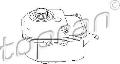 Topran 104 391 компенсационный бак, охлаждающая жидкость на AUDI 80 (89, 89Q, 8A, B3)