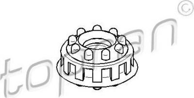 Topran 107 093 опора стойки амортизатора на AUDI 100 (4A, C4)