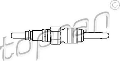 Topran 107 118 свеча накаливания на AUDI 80 Avant (8C, B4)