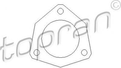 Topran 107 203 прокладка, труба выхлопного газа на VW PASSAT Variant (3B6)
