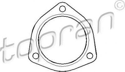 Topran 107 206 прокладка, труба выхлопного газа на VW GOLF IV (1J1)