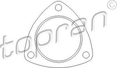 Topran 107 211 прокладка, труба выхлопного газа на VW PASSAT Variant (3B6)