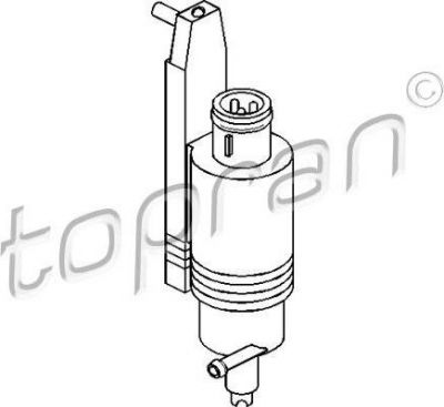 Topran 107 282 водяной насос, система очистки окон на AUDI 80 Avant (8C, B4)