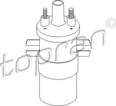 Topran 107 352 катушка зажигания на AUDI 80 (81, 85, B2)