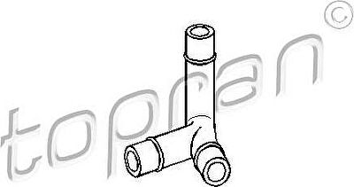 Topran 107 395 шланг, воздухоотвод крышки головки цилиндра на VW GOLF III (1H1)
