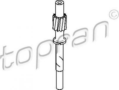 Topran 107 398 тросик спидометра на VW SHARAN (7M8, 7M9, 7M6)