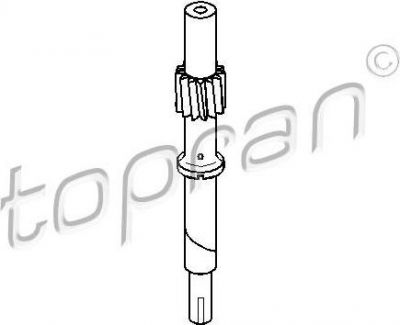 Topran 107 402 тросик спидометра на VW PASSAT (32B)