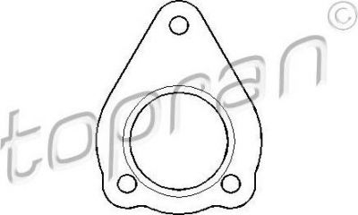 Topran 107 440 прокладка, труба выхлопного газа на VW GOLF IV (1J1)