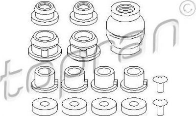 Topran 107 673 ремкомплект, рычаг переключения на SEAT TOLEDO I (1L)
