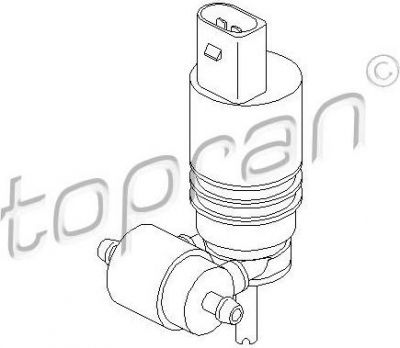 Topran 107 819 водяной насос, система очистки окон на AUDI Q3 (8U)