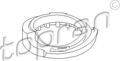 Topran 108 031 крепление рессоры на VW GOLF III (1H1)