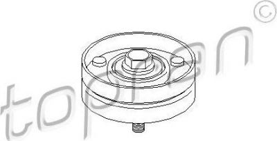 Topran 108 172 паразитный / ведущий ролик, поликлиновой ремень на VW BORA универсал (1J6)