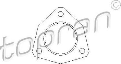 Topran 108 178 прокладка, труба выхлопного газа на VW GOLF IV (1J1)